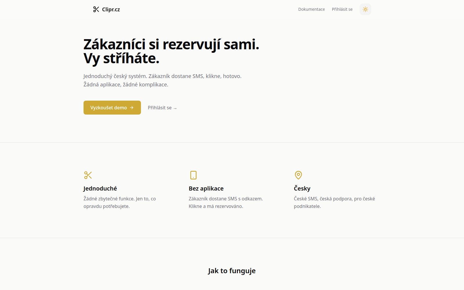 Náhled webu Clipr.cz